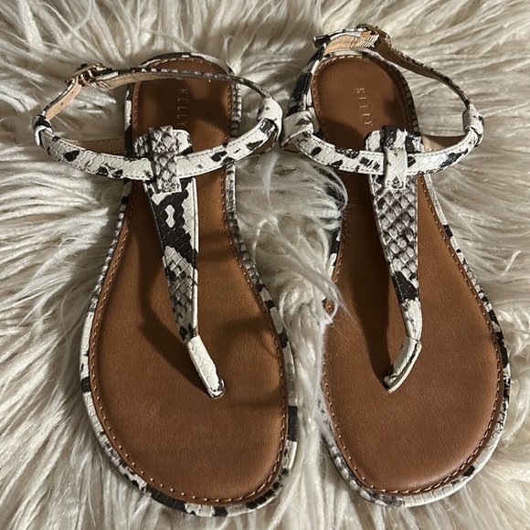 Kelly & Katie Shoes - Snake print sandal